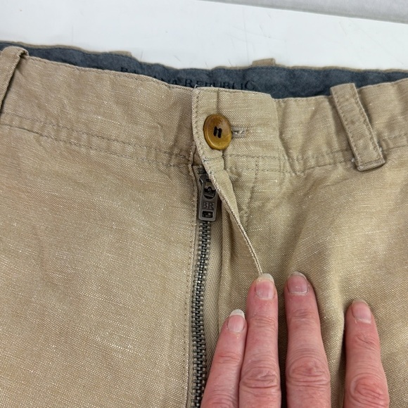 Banana Republic Women's Relaxed Fit Linen Blend Casual Pants - Picture 5 of 15